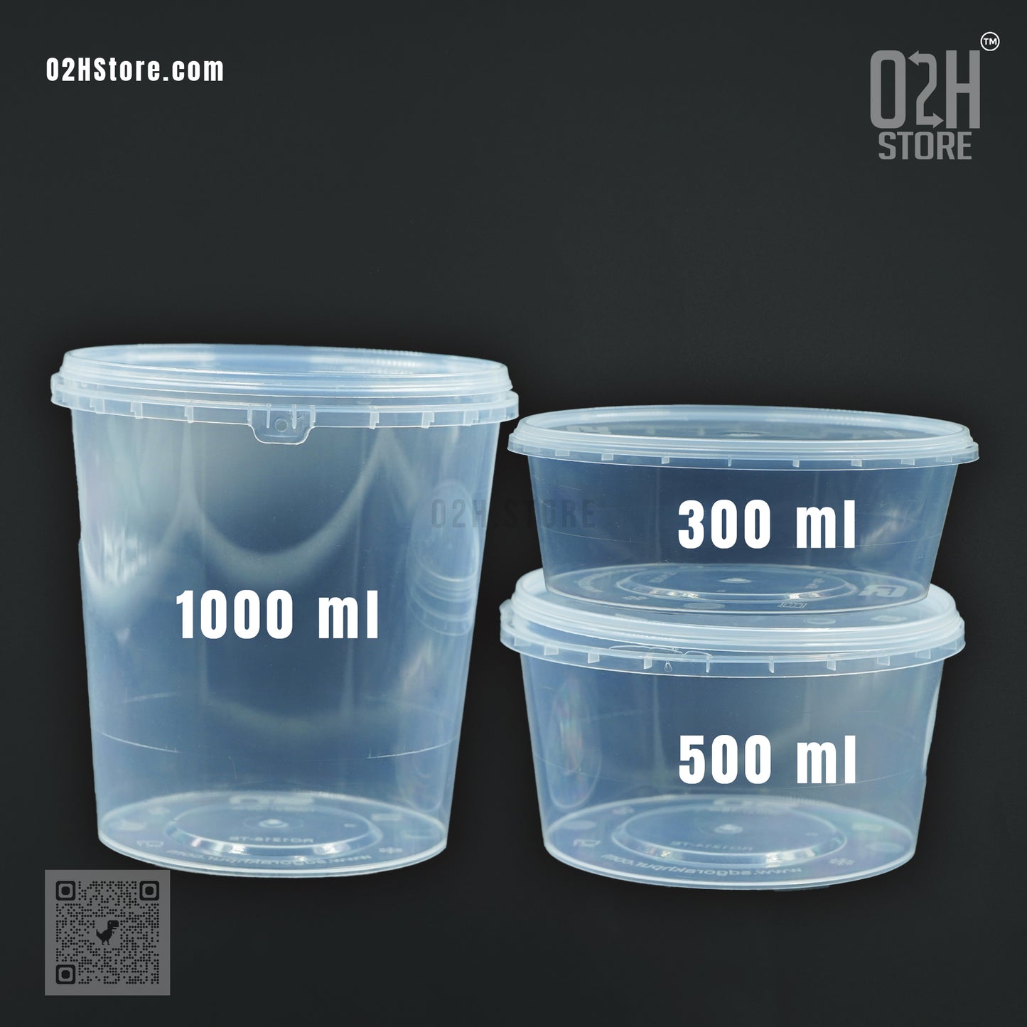 500ml Clear Cookie Container with Tamper Lock | Freshness Sealed