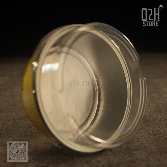 Round 125 ml - Gold Base Aluminium Containers with Lid