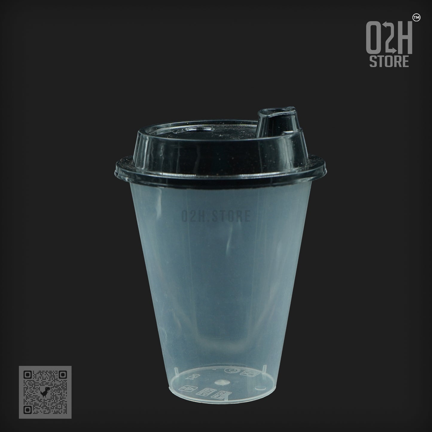 250ml Juice Glass with Sipper β Clear & Stylish