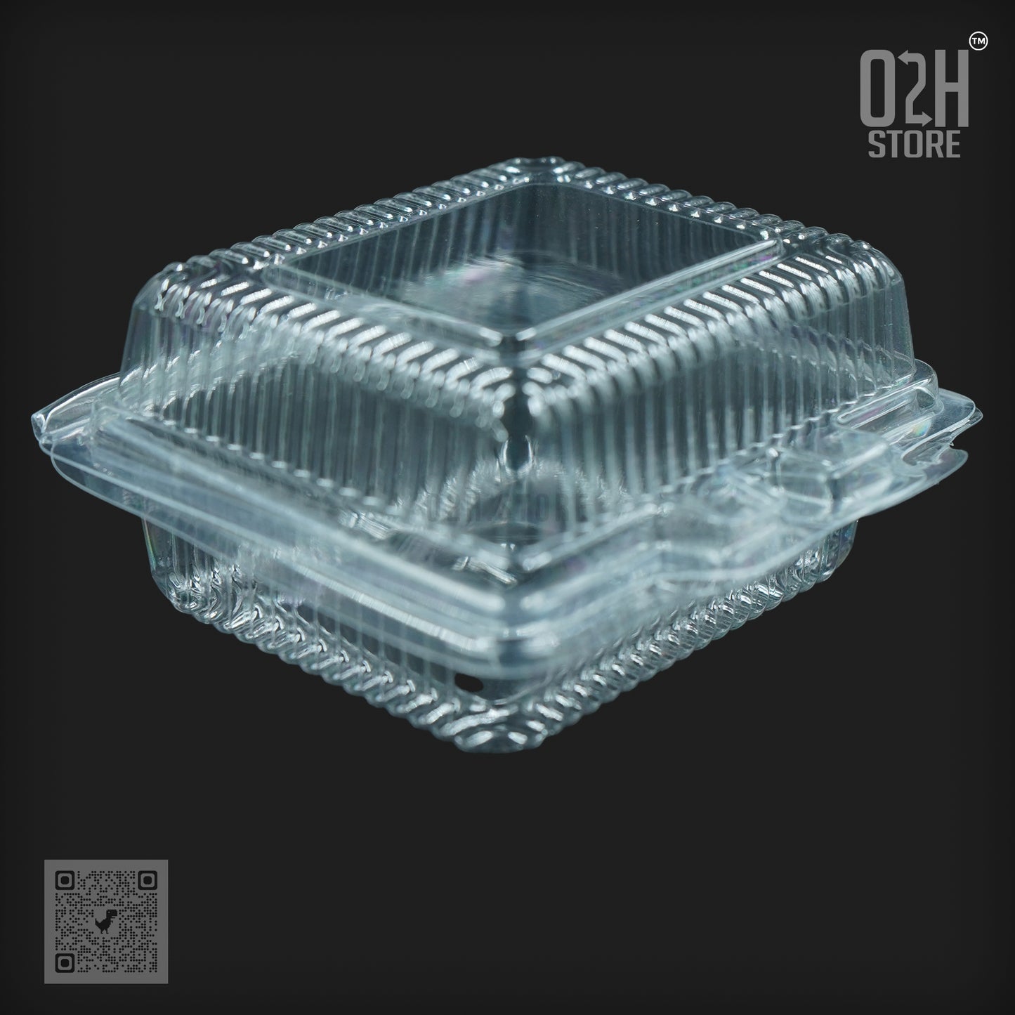75ml Clear Hinged Box β Compact