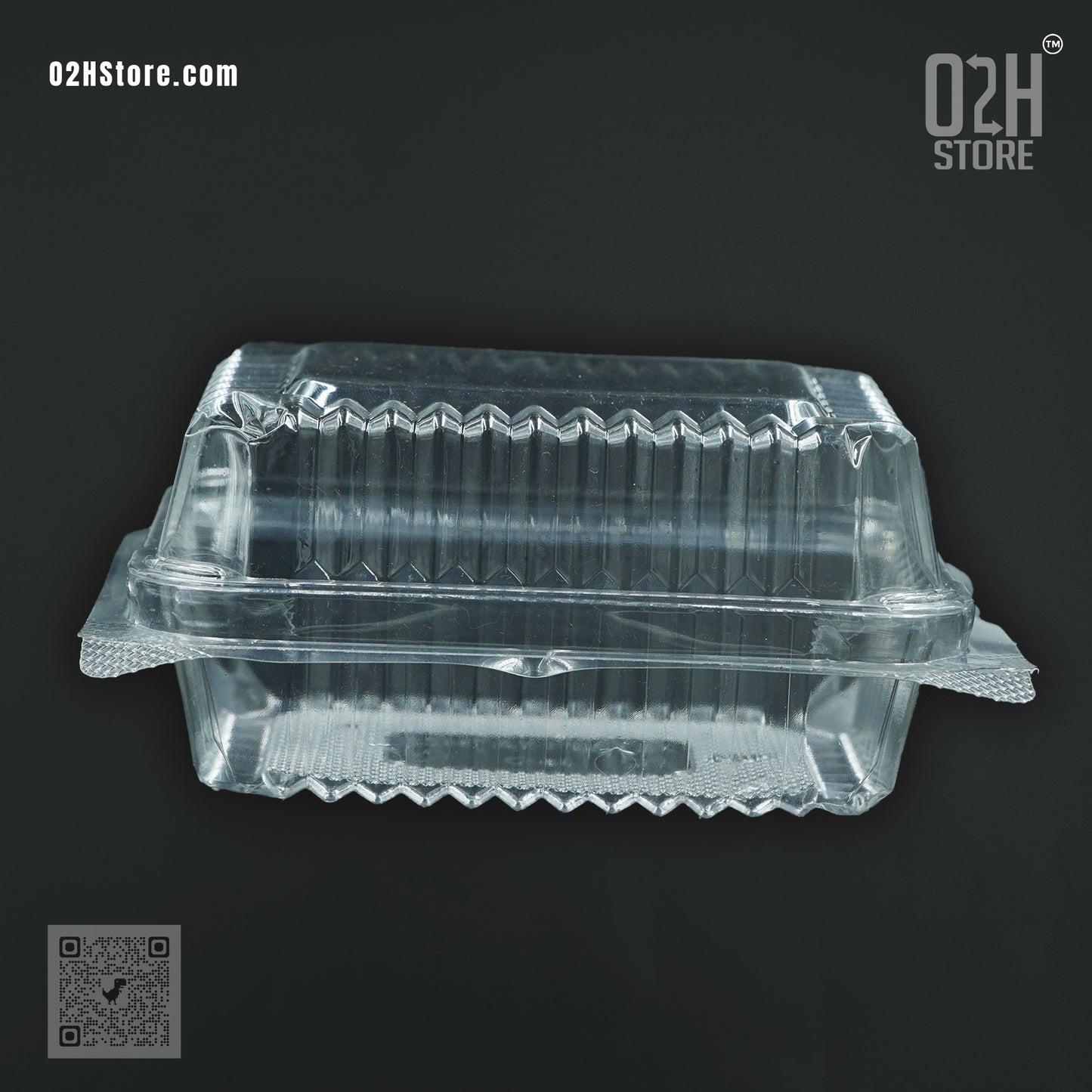 Mini Cake Transparent hindge Box (10 cm Length)