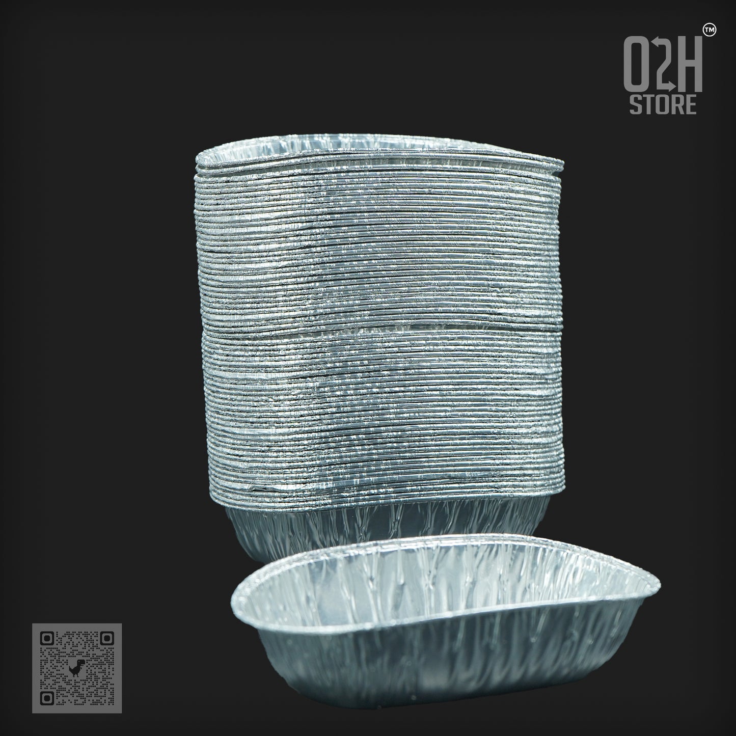 110ml Oval Aluminium Container – Serve in Style