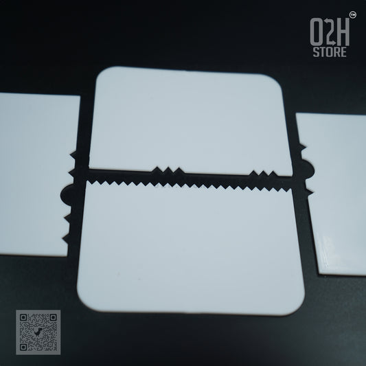 Cake Scraper & Cutter Set – 4 Plastic Tools