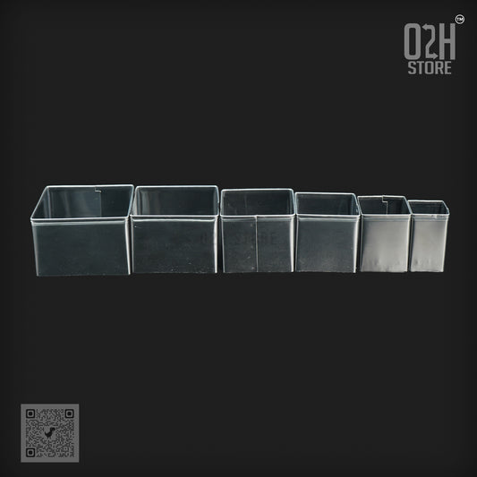 Square Cookie Cutter Set – 6 Steel Pieces