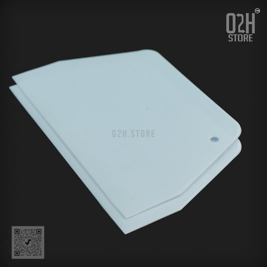 Cake Scraper Set – 2 Plastic Pieces 7.5"