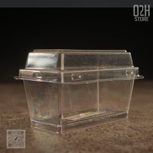 Sample: 125ml Rectangle Mousse Container with Lid (2 Pcs)