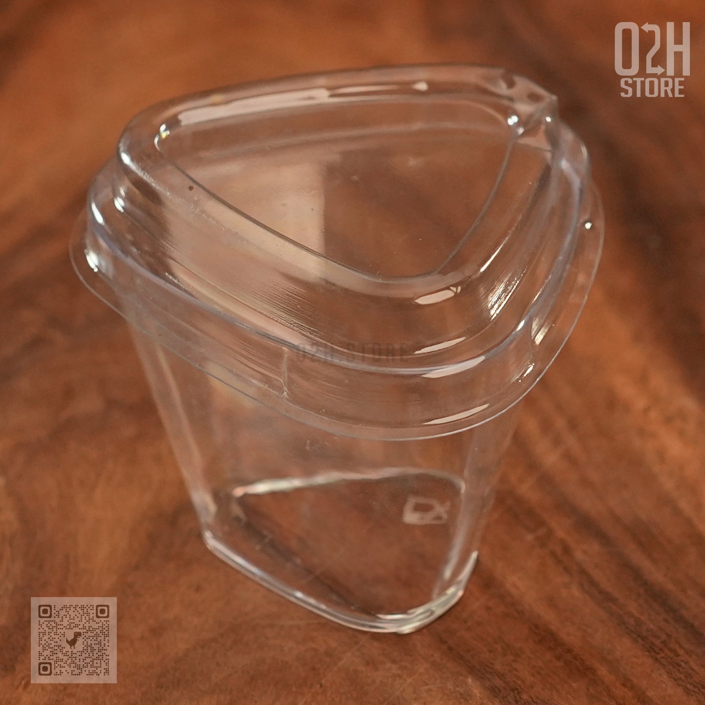 60ml Triangle Dessert Cup with Lid