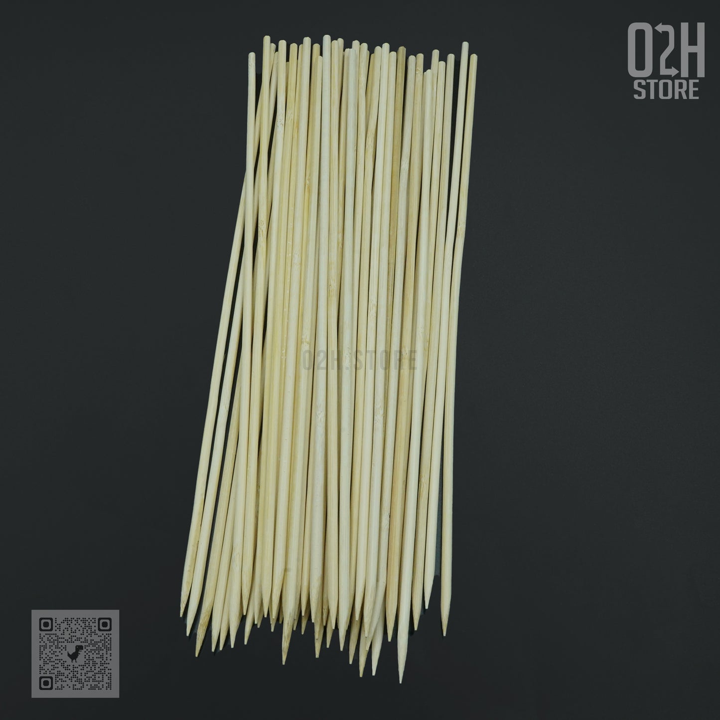 8" Bamboo Skewers for Kebabs – 75 Pieces