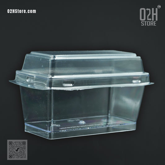 125ml Rectangle Mousse Container with Lid