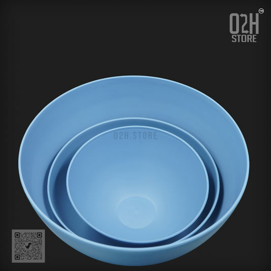 Plastic Mixing Bowl Set – 3 Sizes for Kitchen