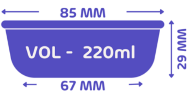 Gold Foil Plates 220ml with Lid – Pack of 600