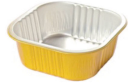 Square Gold Food Containers 300ml – 500 pcs