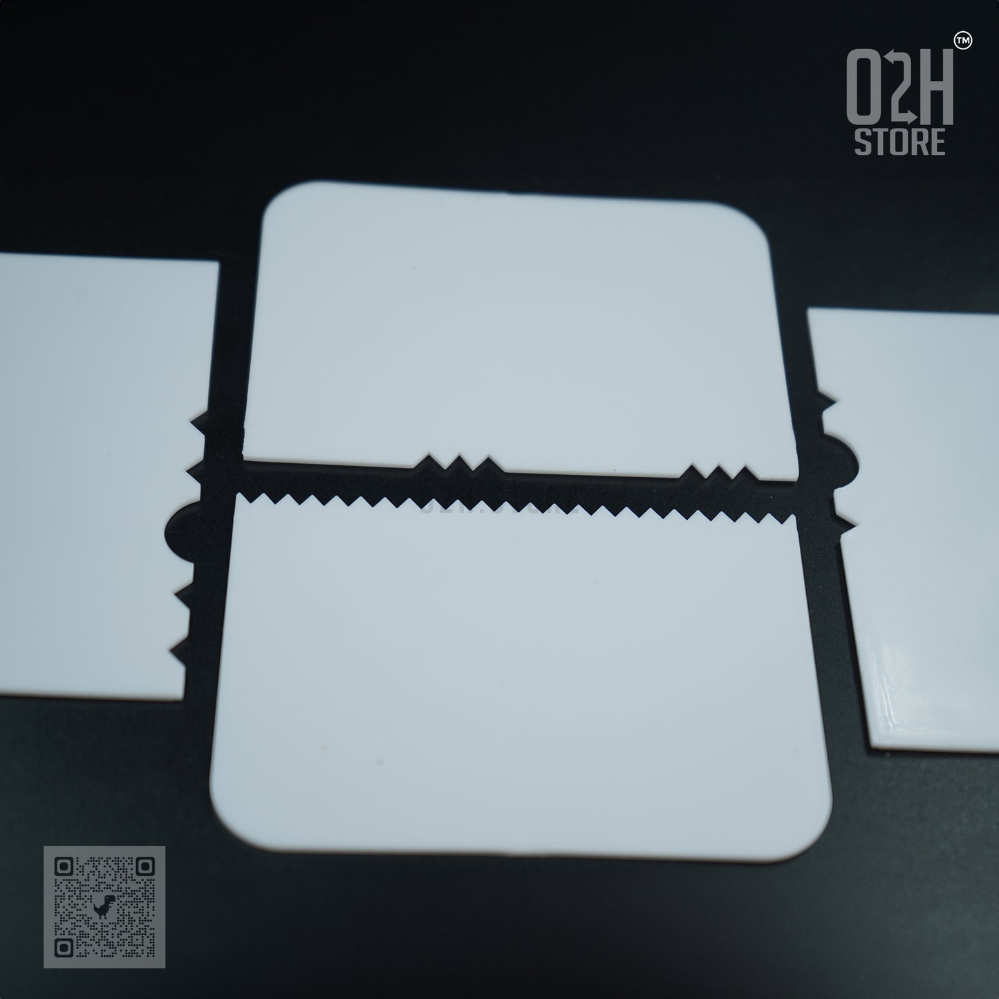 Cake Scraper & Cutter Set – 4 Plastic Tools