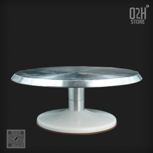 31 cm Steel Cake Turntable – 360° Rotating Stand