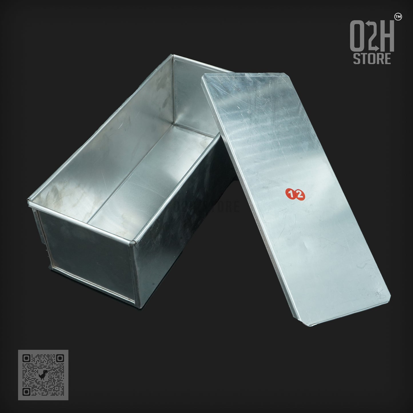 Bread Mould Box with Lid – Aluminium Loaf Pan