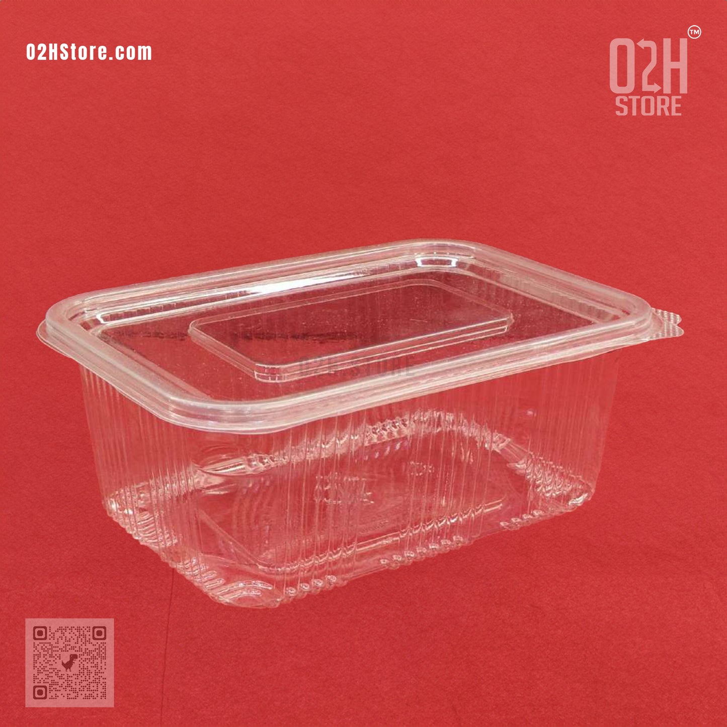 1000 ml Flat Hinged box