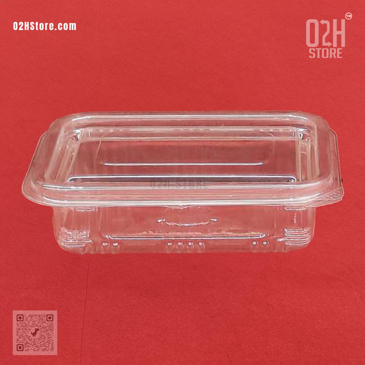 150ml Flat Hinged Box – Clear & Compact