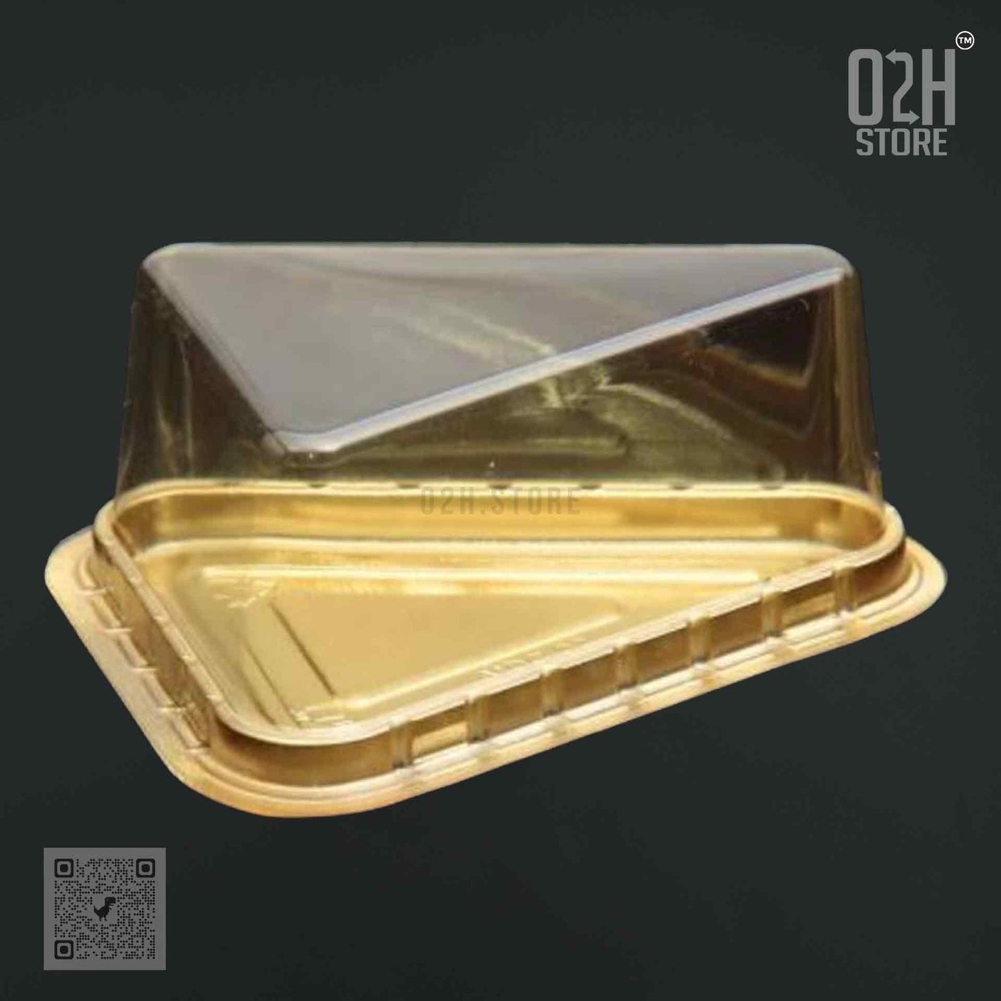 Sample: Cake Slice Box – Triangle-Shaped & Stylish Packaging (2 Pcs)